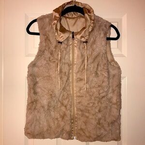 CAbi Snowbunny faux fur reversible vest style 251